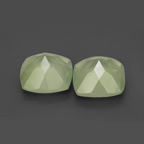 Achetez naturel ct vert préhnite gems, transparent, en provenance afrique du sud chez gemselect. en stock, livraison internationale!