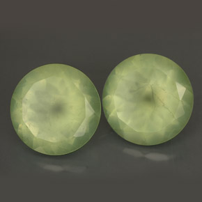 Achetez naturel ct vert préhnite gems, transparent, en provenance afrique du sud chez gemselect. en stock, livraison internationale!