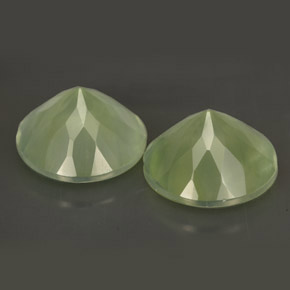 Achetez naturel ct vert préhnite gems, transparent, en provenance afrique du sud chez gemselect. en stock, livraison internationale!