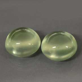 Achetez naturel ct vert préhnite gems, transparent, en provenance afrique du sud chez gemselect. en stock, livraison internationale!