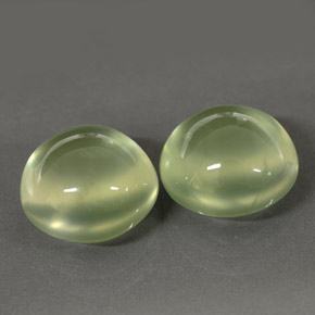 Achetez naturel ct vert préhnite gems, transparent, en provenance afrique du sud chez gemselect. en stock, livraison internationale!