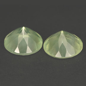 Achetez naturel ct vert préhnite gems, transparent, en provenance afrique du sud chez gemselect. en stock, livraison internationale!