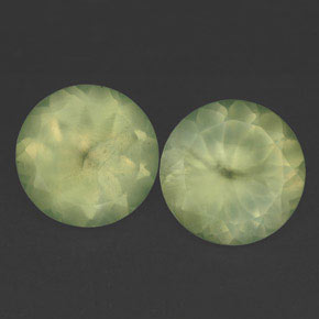 Achetez naturel ct vert préhnite gems, transparent, en provenance afrique du sud chez gemselect. en stock, livraison internationale!