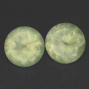 Achetez naturel ct vert préhnite gems, transparent, en provenance afrique du sud chez gemselect. en stock, livraison internationale!