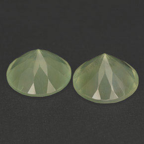 Achetez naturel ct vert préhnite gems, transparent, en provenance afrique du sud chez gemselect. en stock, livraison internationale!