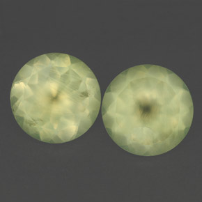 Achetez naturel ct vert préhnite gems, transparent, en provenance afrique du sud chez gemselect. en stock, livraison internationale!