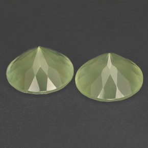 Achetez naturel ct vert préhnite gems, transparent, en provenance afrique du sud chez gemselect. en stock, livraison internationale!