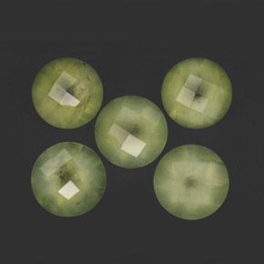 Achetez naturel ct vert préhnite gems, transparent, en provenance afrique du sud chez gemselect. en stock, livraison internationale!