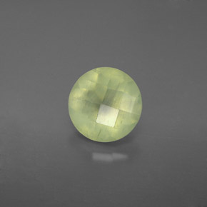Préhnite vert naturelle transparent, 1,94 ct, transparent / translucide