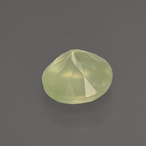 Préhnite vert naturelle transparent, 1,87 ct, transparent / translucide