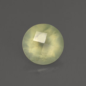 Prehnite Vert naturelle Transparent, 1.73 ct, Transparent / Translucide