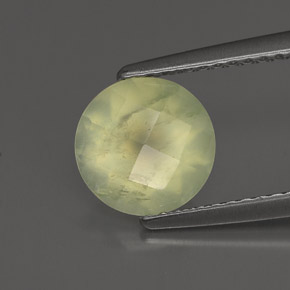 Prehnite Vert naturelle Transparent, 1.73 ct, Transparent / Translucide