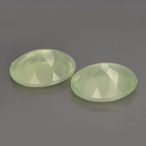 Achetez naturel ct vert préhnite gems, transparent, en provenance afrique du sud chez gemselect. en stock, livraison internationale!