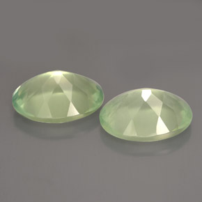 Achetez naturel ct vert préhnite gems, transparent, en provenance afrique du sud chez gemselect. en stock, livraison internationale!