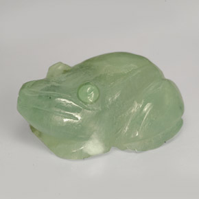 Préhnite vert naturelle transparent, 20,35 ct, transparent / translucide