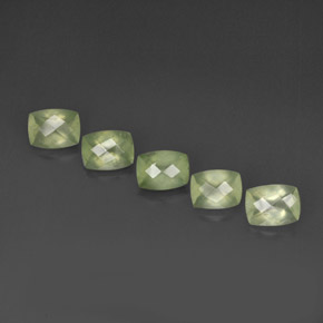 Achetez naturel ct vert préhnite gems, transparent, en provenance afrique du sud chez gemselect. en stock, livraison internationale!