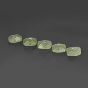 Achetez naturel ct vert préhnite gems, transparent, en provenance afrique du sud chez gemselect. en stock, livraison internationale!