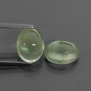 Achetez naturel ct vert préhnite gems, transparent, en provenance afrique du sud chez gemselect. en stock, livraison internationale!