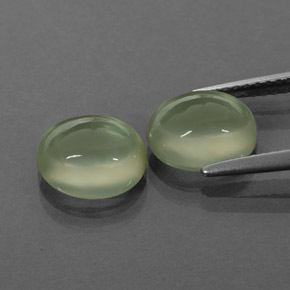 Achetez naturel ct vert préhnite gems, transparent, en provenance afrique du sud chez gemselect. en stock, livraison internationale!