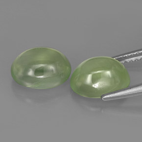 Achetez naturel ct vert préhnite gems, transparent, en provenance afrique du sud chez gemselect. en stock, livraison internationale!
