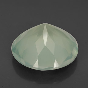 Prehnite Vert naturelle Coupe roude, 8.54 ct, Translucide