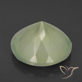 Préhnite Olive Green  naturelle Tour, 9.06 ct, Translucide