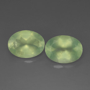Achetez naturel ct vert préhnite gems, transparent, en provenance afrique du sud chez gemselect. en stock, livraison internationale!