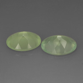 Achetez naturel ct vert préhnite gems, transparent, en provenance afrique du sud chez gemselect. en stock, livraison internationale!