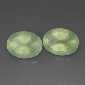 Achetez naturel ct vert préhnite gems, transparent, en provenance afrique du sud chez gemselect. en stock, livraison internationale!
