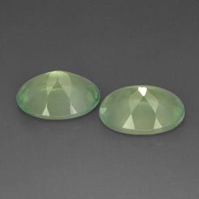 Achetez naturel ct vert préhnite gems, transparent, en provenance afrique du sud chez gemselect. en stock, livraison internationale!