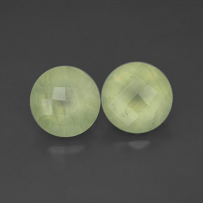 Achetez naturel ct vert préhnite gems, transparent, en provenance afrique du sud chez gemselect. en stock, livraison internationale!