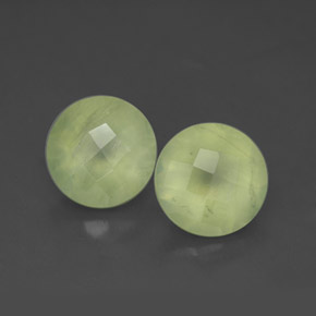 Achetez naturel ct vert préhnite gems, transparent, en provenance afrique du sud chez gemselect. en stock, livraison internationale!