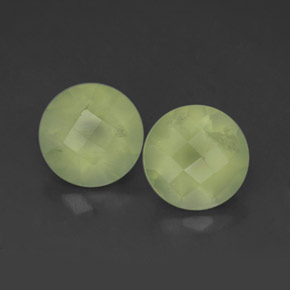 Achetez naturel 3,78ct vert préhnite gems, transparent, en provenance afrique du sud chez gemselect. en stock, livraison internationale!