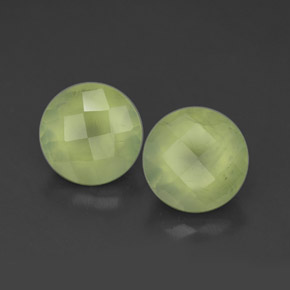 Achetez naturel ct vert préhnite gems, transparent, en provenance afrique du sud chez gemselect. en stock, livraison internationale!