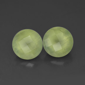 Achetez naturel ct vert préhnite gems, transparent, en provenance afrique du sud chez gemselect. en stock, livraison internationale!