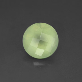 Préhnite vert naturelle transparent, 1,93 ct, transparent / translucide