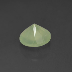 Préhnite vert naturelle transparent, 1,93 ct, transparent / translucide