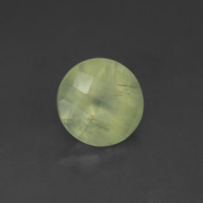 Préhnite vert naturelle transparent, 1,93 ct, transparent / translucide