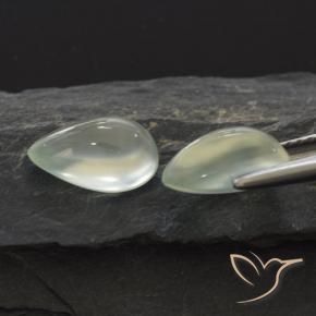 Shop natural 4.47ct Light Green  Préhnite gems, En forme de poire, from Afrique du Sud at GemSelect. In stock, global shipping!