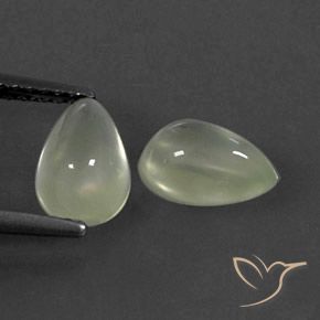 Shop natural 2.73ct Vert grisâtre Préhnite gems, En forme de poire, from Afrique du Sud at GemSelect. In stock, global shipping!