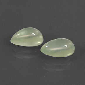 Achetez naturel ct vert préhnite gems, en forme de poire, en provenance afrique du sud chez gemselect. en stock, livraison internationale!