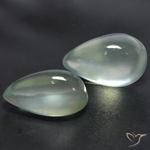 Shop natural 6.55ct Light Yellow Green  Préhnite gems, En forme de poire, from Afrique du Sud at GemSelect. In stock, global shipping!