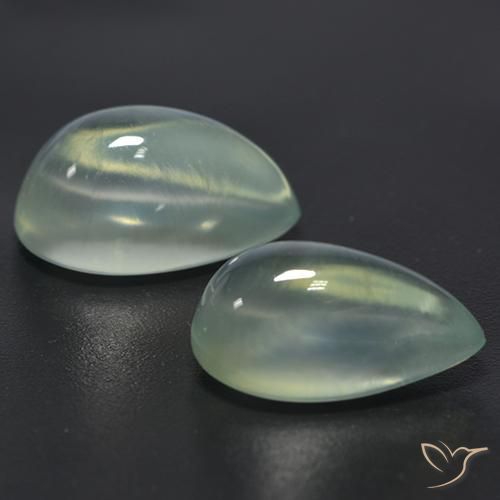 Shop natural 6.55ct Light Yellow Green  Préhnite gems, En forme de poire, from Afrique du Sud at GemSelect. In stock, global shipping!