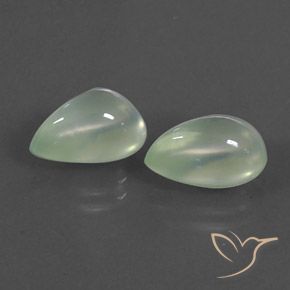 Shop natural 5.93ct Light Pear Green  Préhnite gems, En forme de poire, from Afrique du Sud at GemSelect. In stock, global shipping!