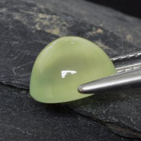 Préhnite vert naturelle transparent, 3,01 ct, transparent / translucide