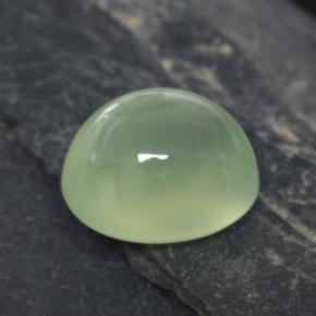 Préhnite vert naturelle coupe ovale, 2,90 ct, transparent