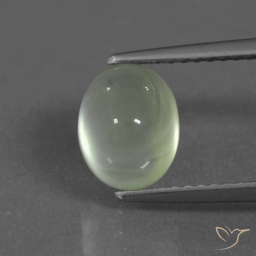 2.23ct Naturel Light Green  Préhnite, ovale, Transparent / Translucide