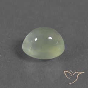 Préhnite Light Green  naturelle ovale, 2.23 ct, Transparent / Translucide