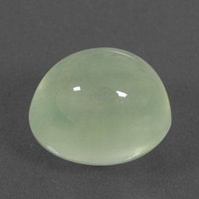 Préhnite vert naturelle transparent, 2,27 ct, transparent / translucide