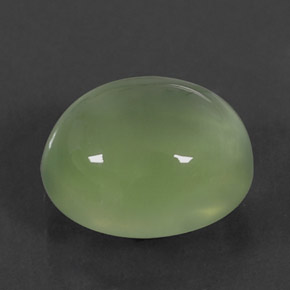 Préhnite vert naturelle coupe ovale, 2,00 ct, transparent